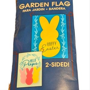 Wincraft Double Sided Happy Easter Hello Peeps Small Garden Flag